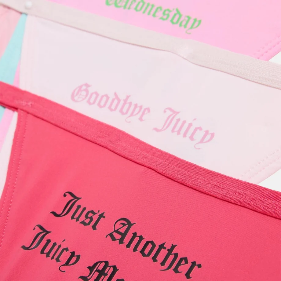 Juicy Couture Days Of The Week 7 Pack Thong