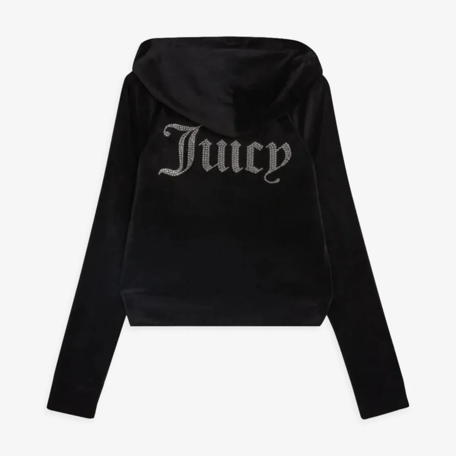 Juicy Couture Classic Velour Hoodie With Juicy Logo