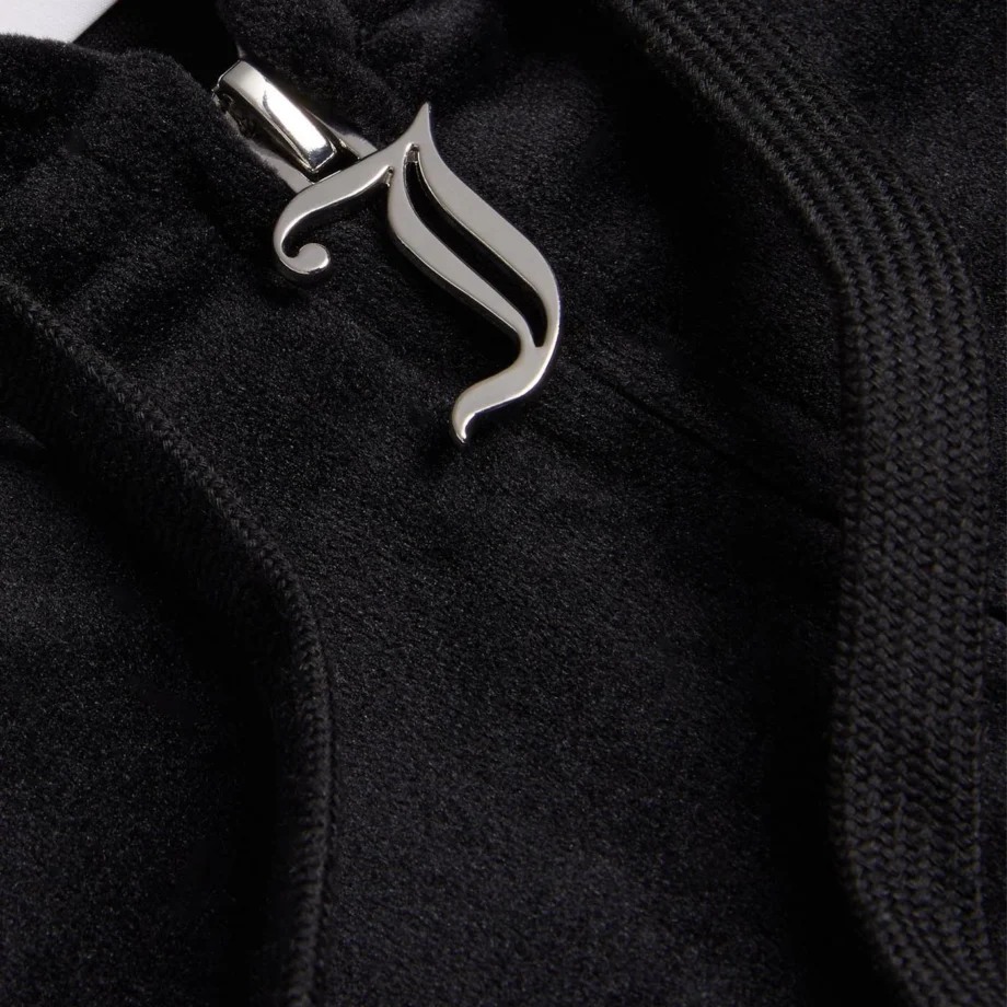 Juicy Couture Classic Velour Hoodie With Juicy Logo