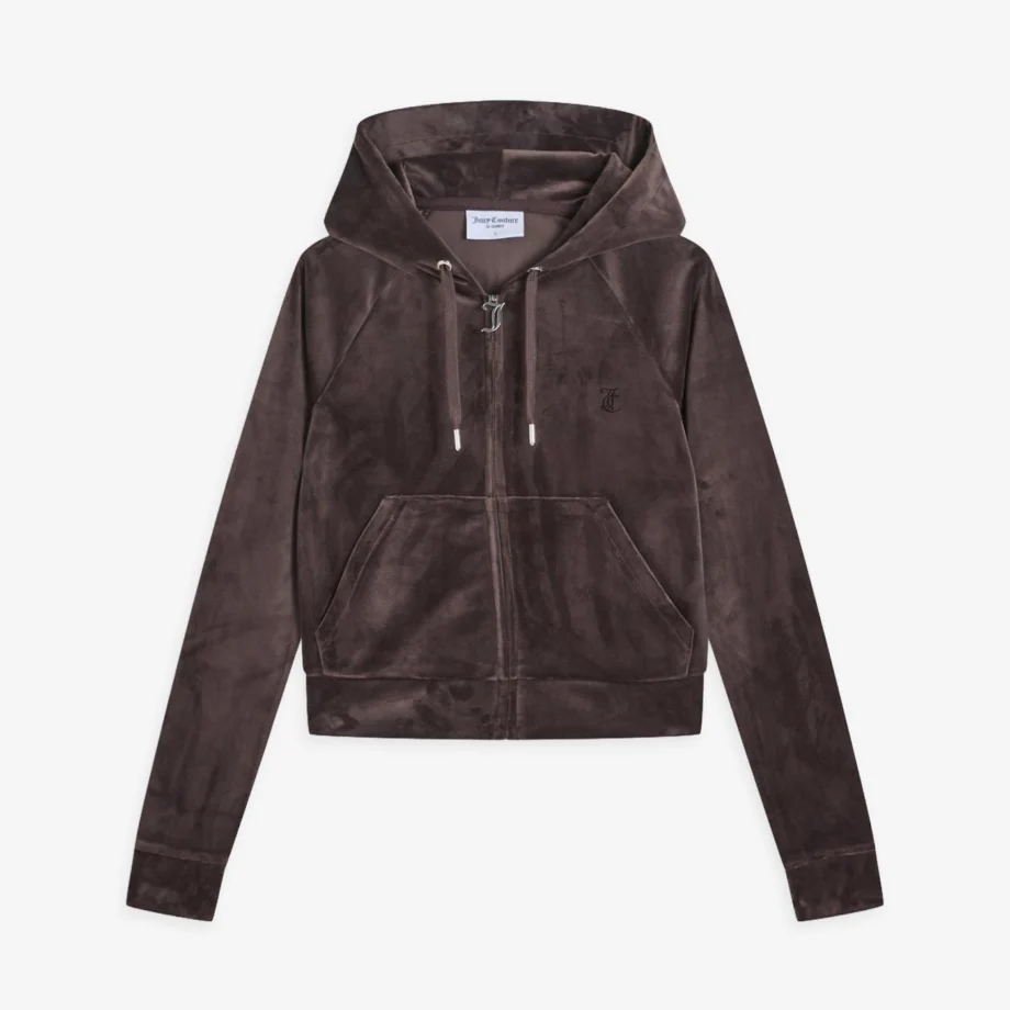 Juicy Couture Madison Outline Hoodie With Diamante Bra