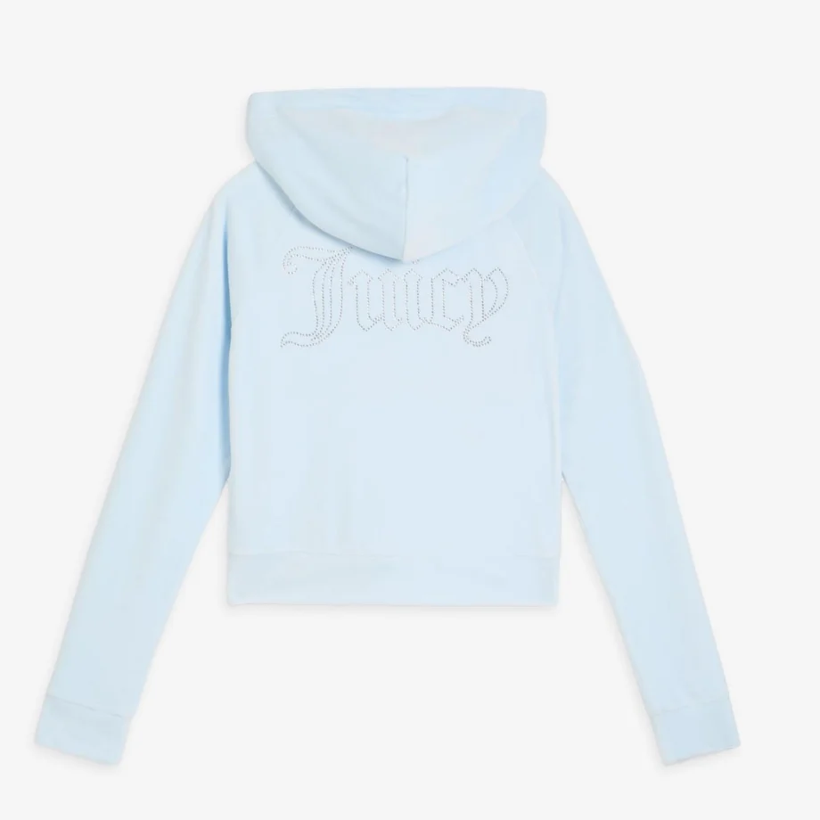 Juicy Couture Madison Outline Hoodie With Diamante Bra