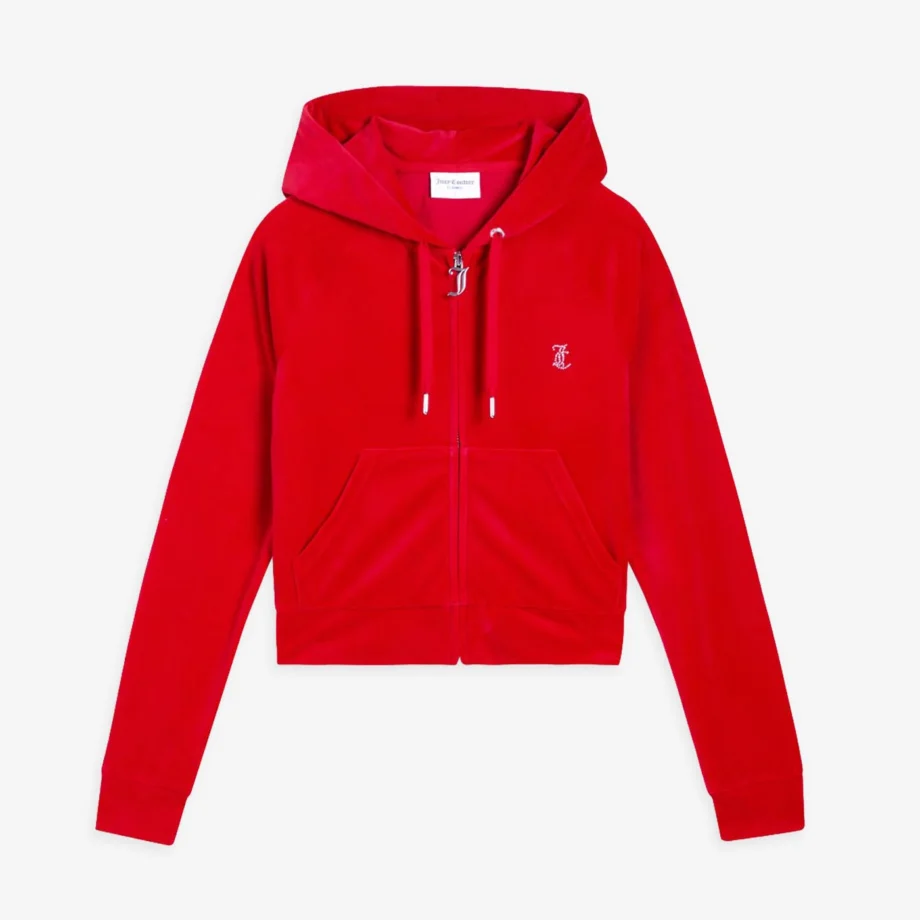 Juicy Couture Madison Outline Hoodie With Diamante Bra