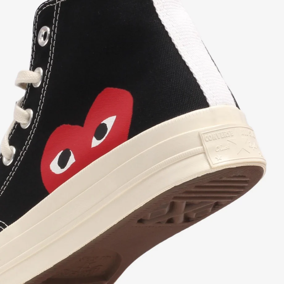 CdG Converse Big Heart Hi Top