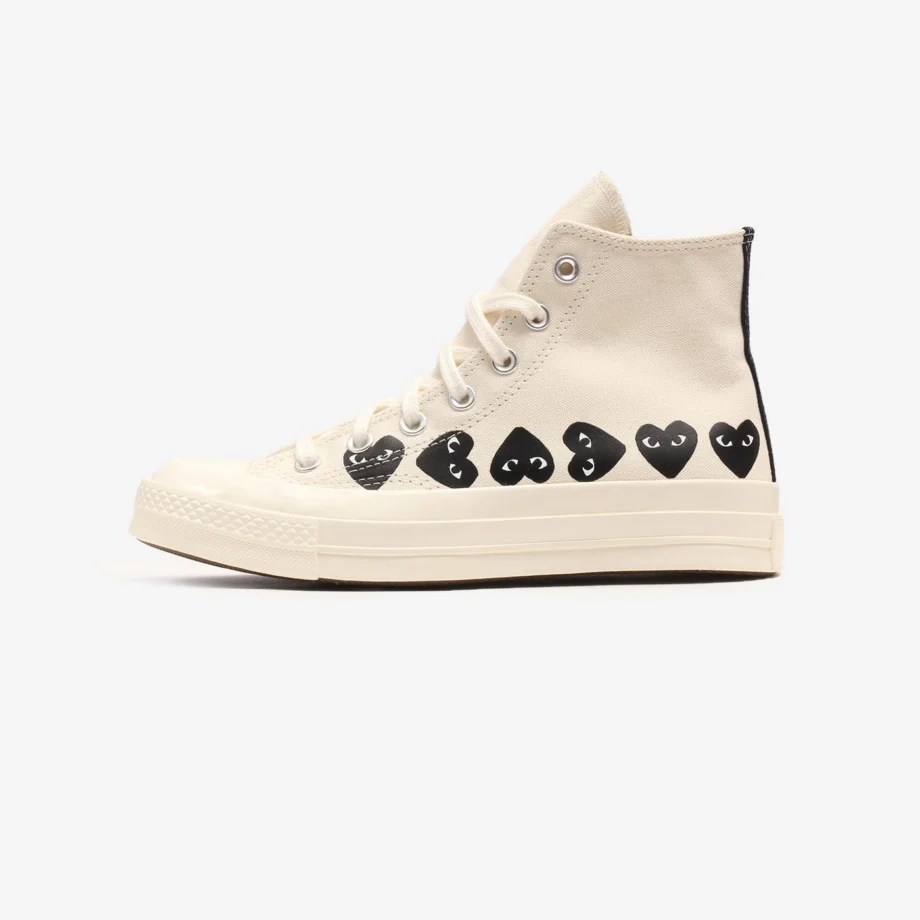 CdG Converse Multi Heart Hi Top