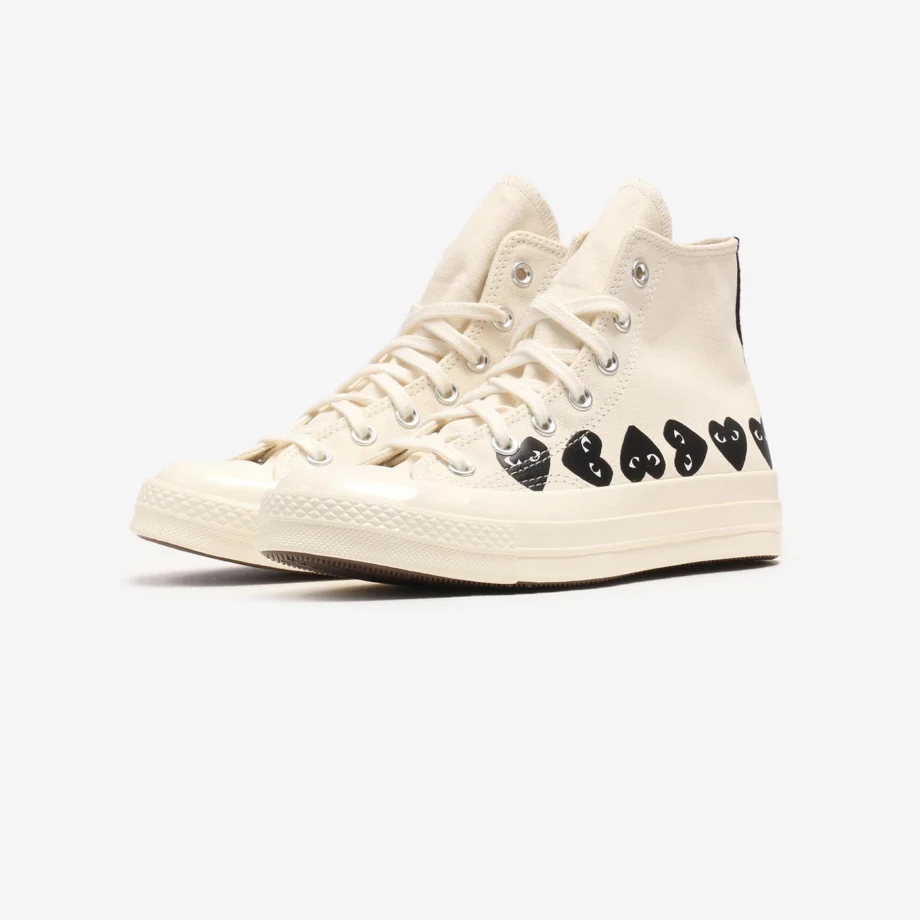 CdG Converse Multi Heart Hi Top