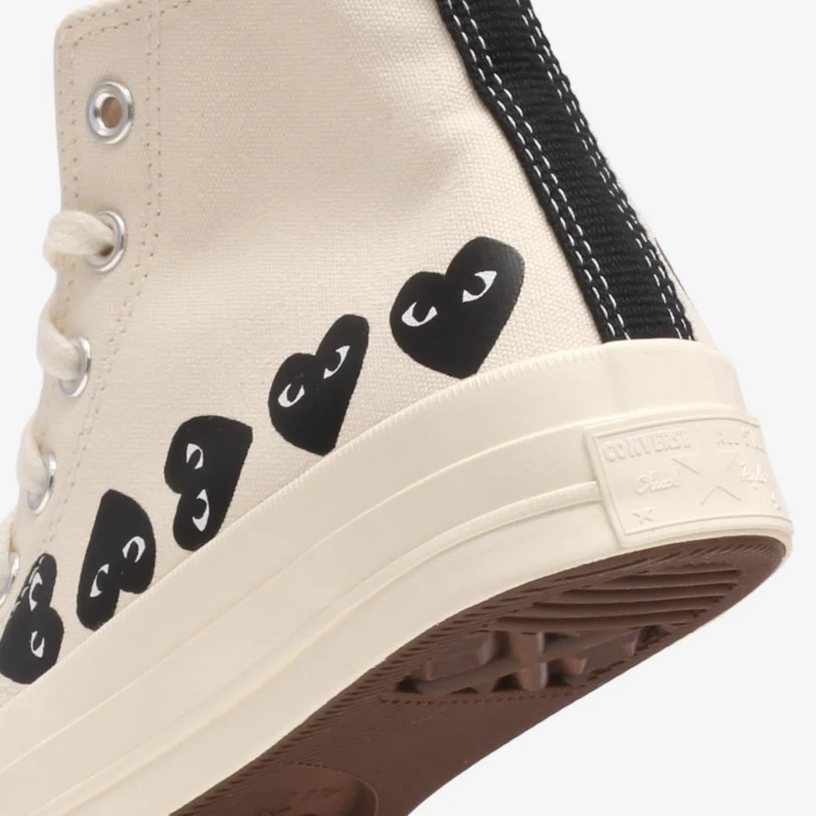 CdG Converse Multi Heart Hi Top