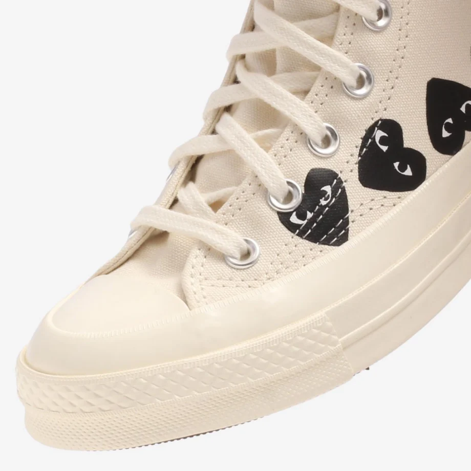 CdG Converse Multi Heart Hi Top