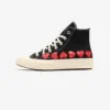 CdG Converse Multi Heart Hi Top