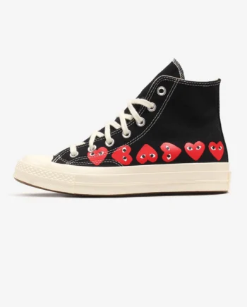 CdG Converse Multi Heart Hi Top