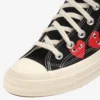 CdG Converse Multi Heart Hi Top
