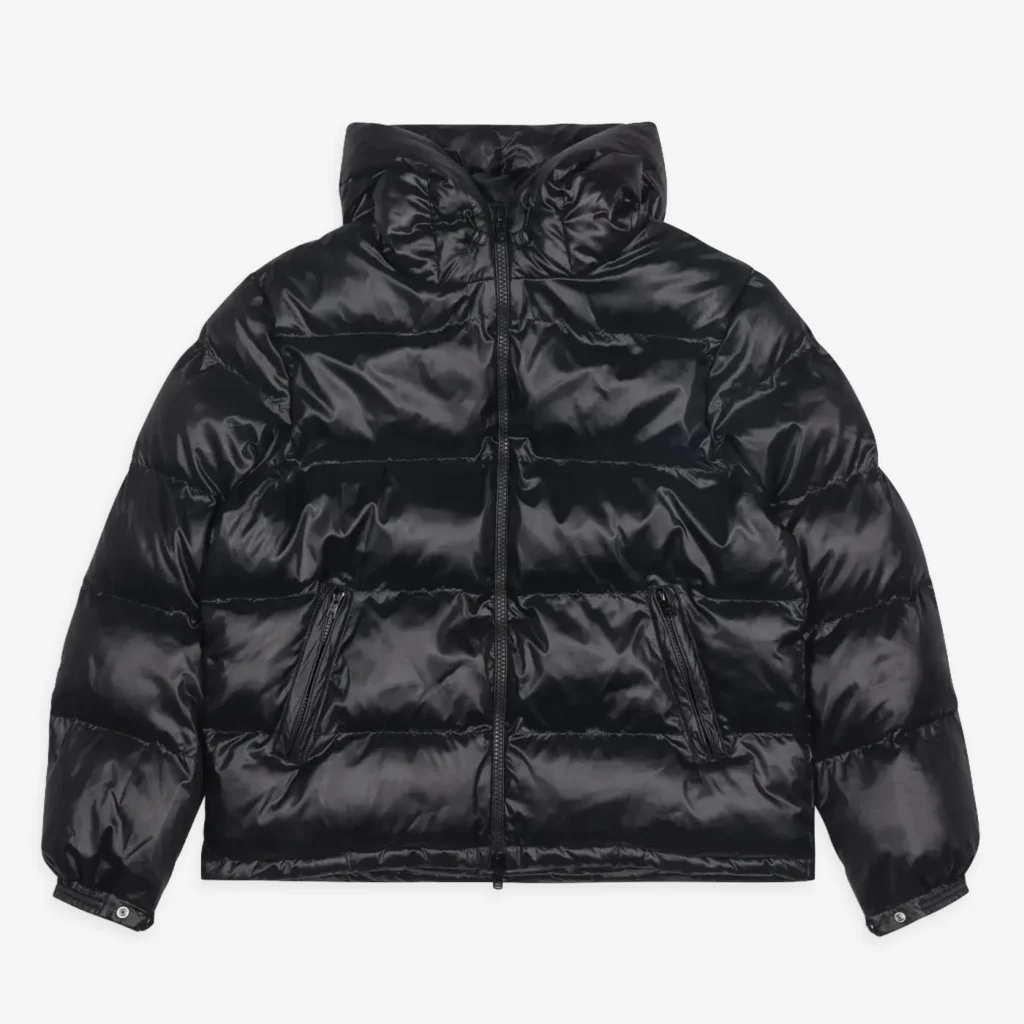 Patta Quilted Script Logo Puffer Jacket