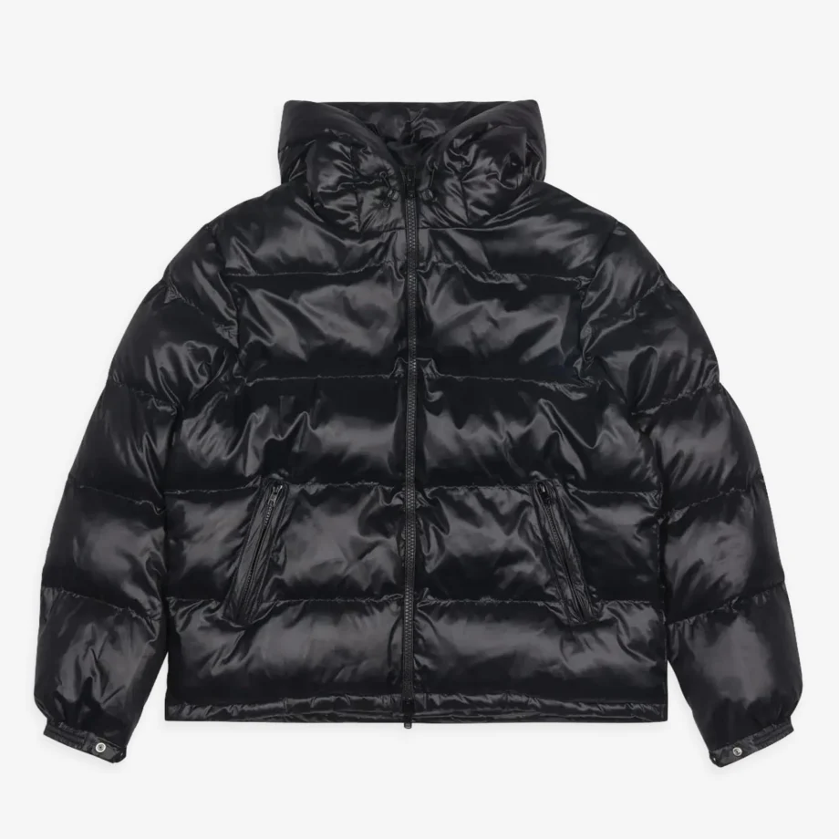 Patta Quilted Script Logo Puffer Jacket