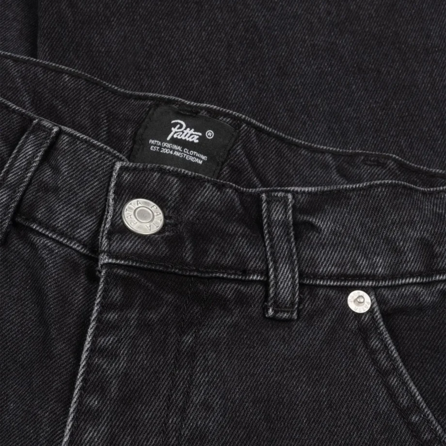 Patta Double Knee Cartoon Denim Pants