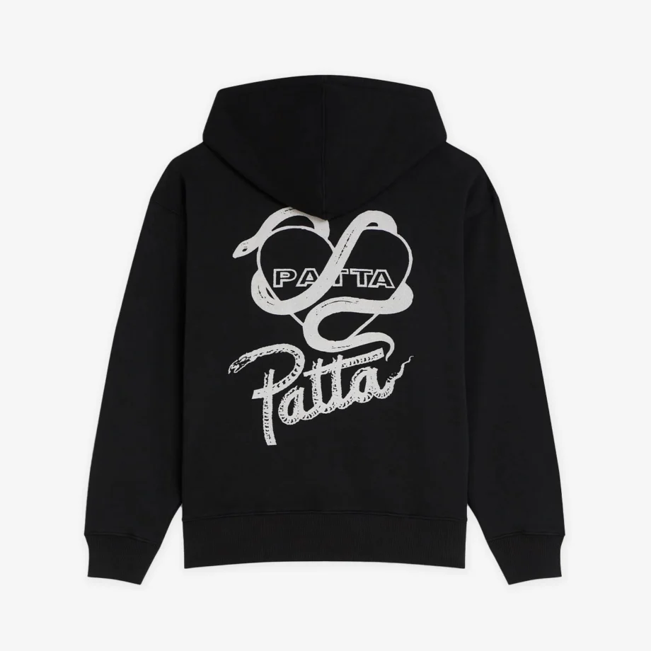 Patta Snake Heart Boxy Hooded Sweater