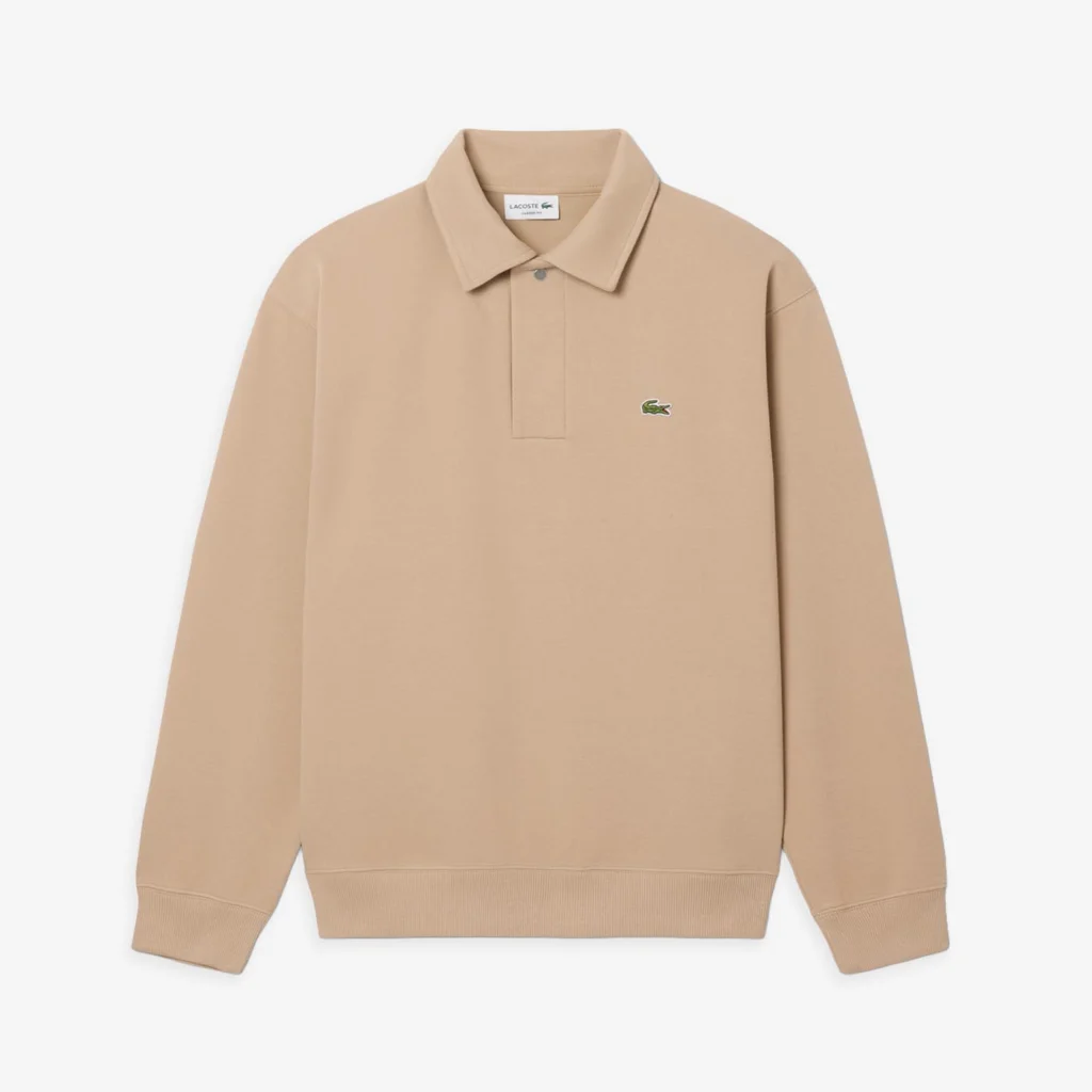 Lacoste Polo Collar Piqué Sweatshirt