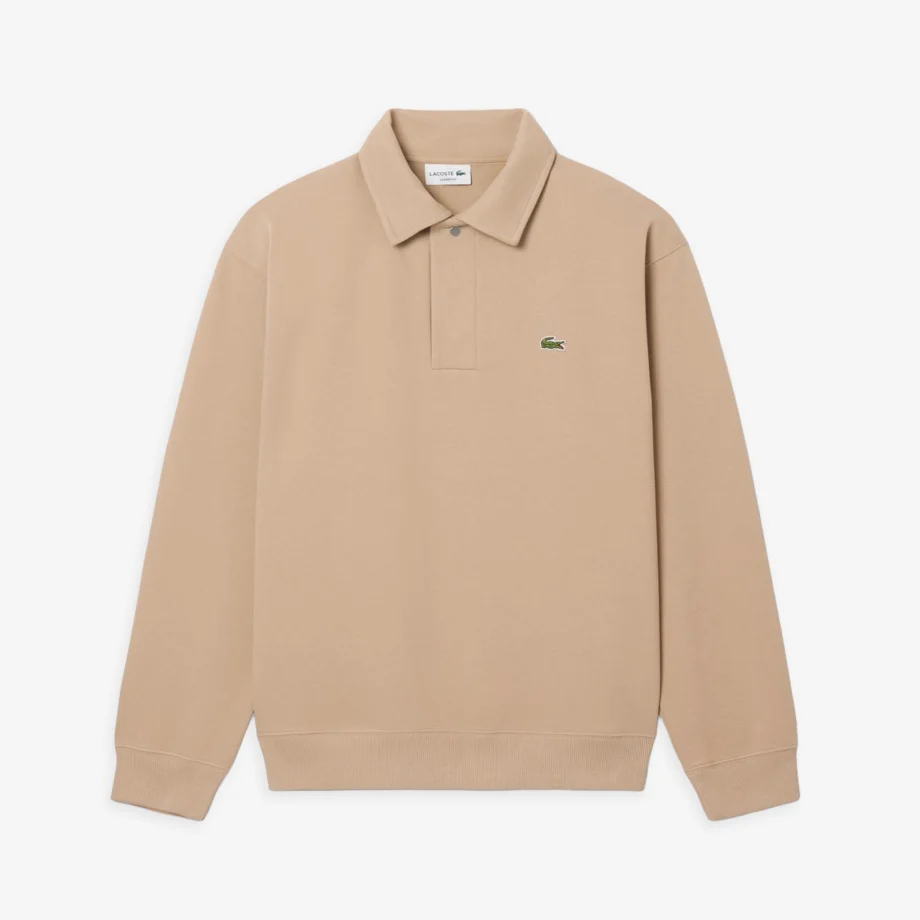 Lacoste Polo Collar Piqué Sweatshirt