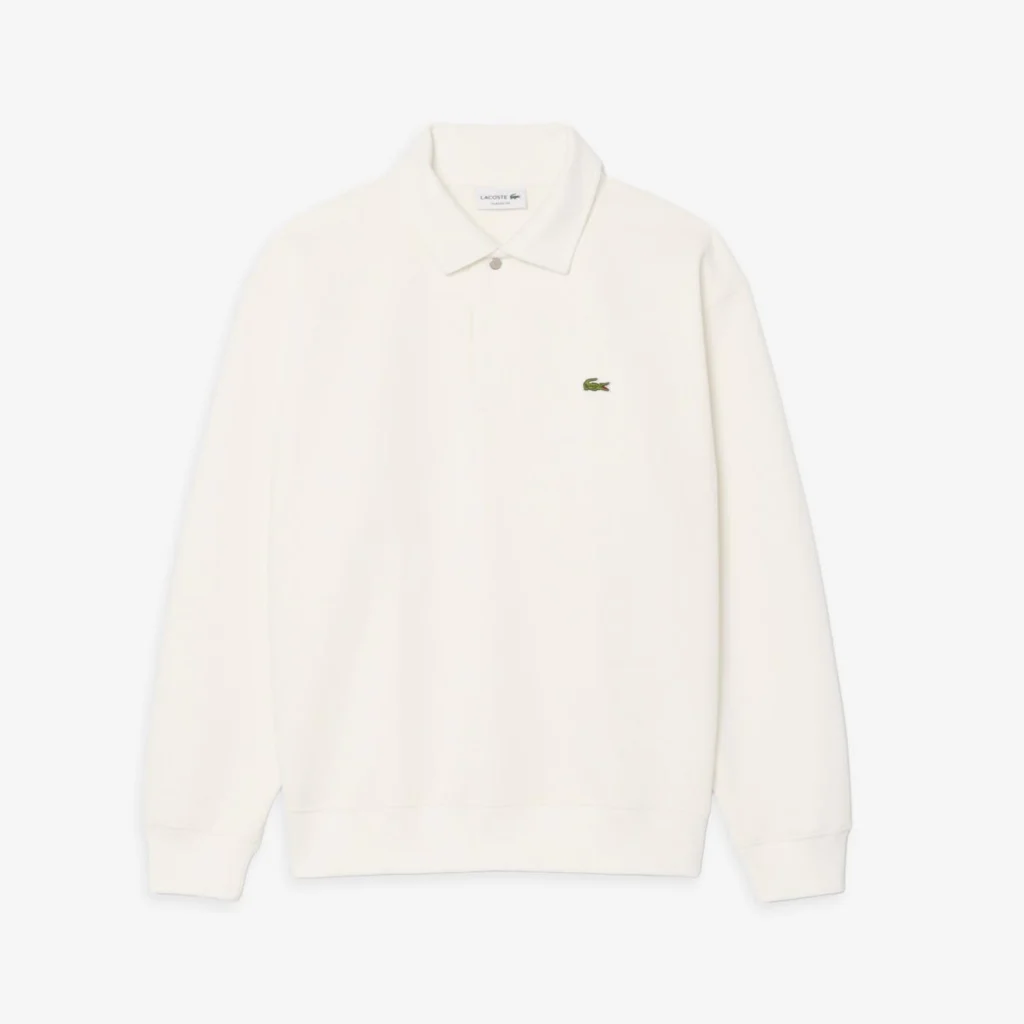 Lacoste Polo Collar Piqué Sweatshirt
