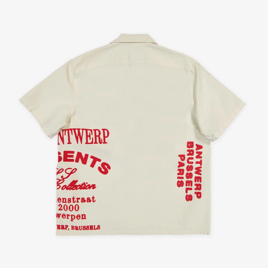 Arte Antwerp Red Print Shirt