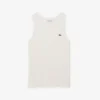 Lacoste Slim Fit Ribbed Cotton Tank Top