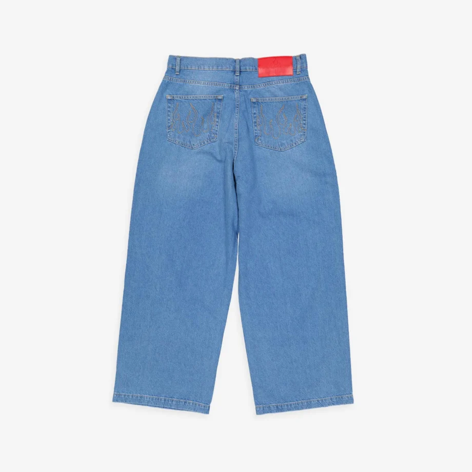 Vision Of Super Baggy Embroidered Denim