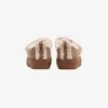 Inuikii Sneaker Shearling Low Velcro, Light Beige