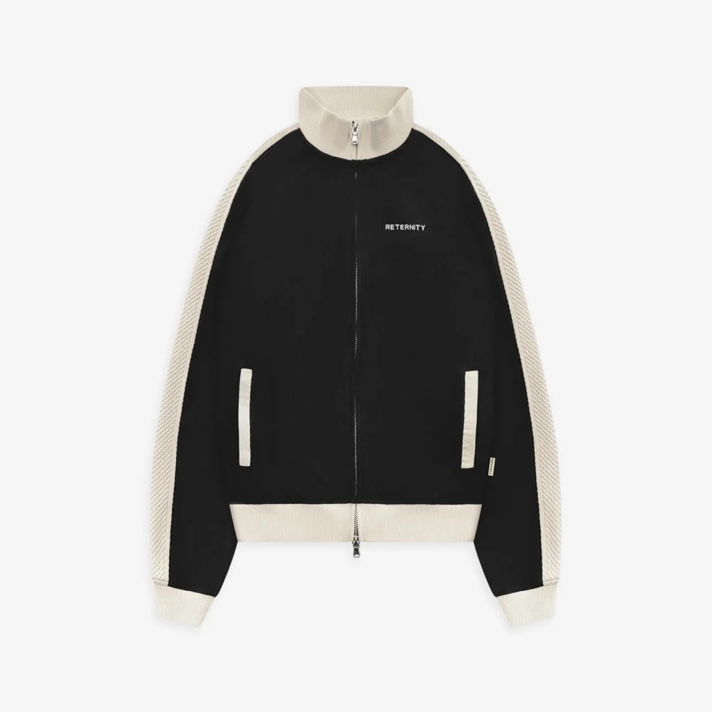 Studio knit track jacket