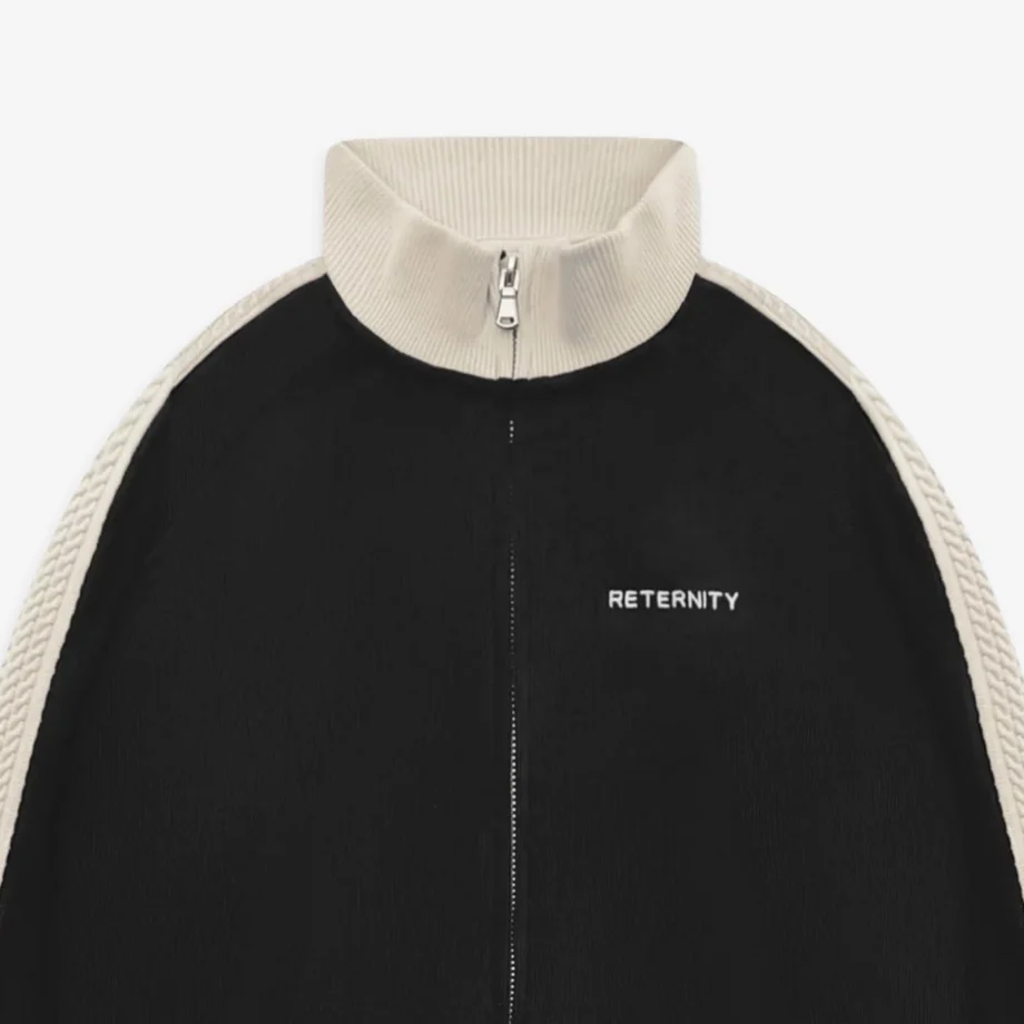 Studio knit track jacket