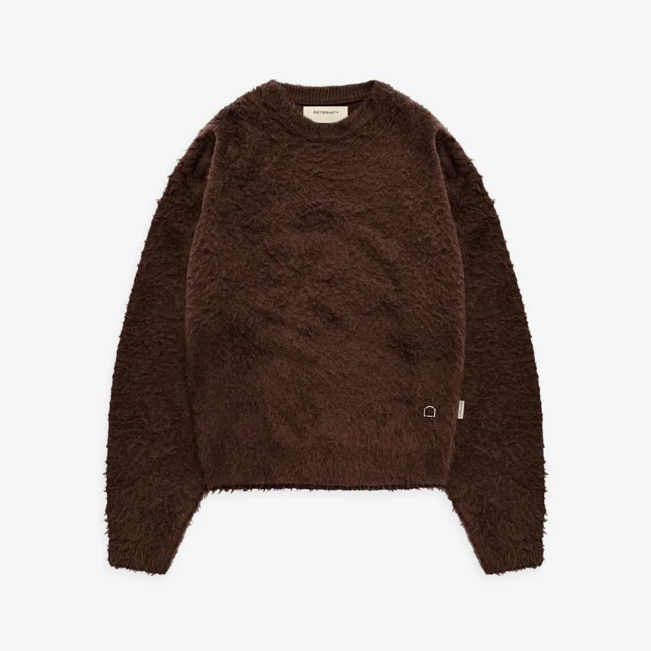 Vintage furry knit sweater