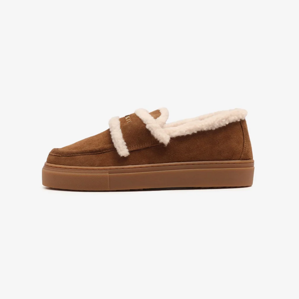 Inuikii Shearling Loafer, Brown