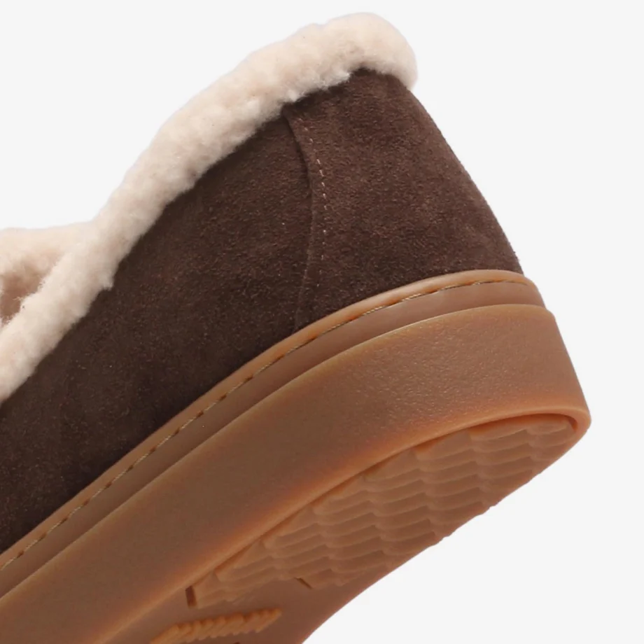 Inuikii Shearling Loafer, Dark Brown