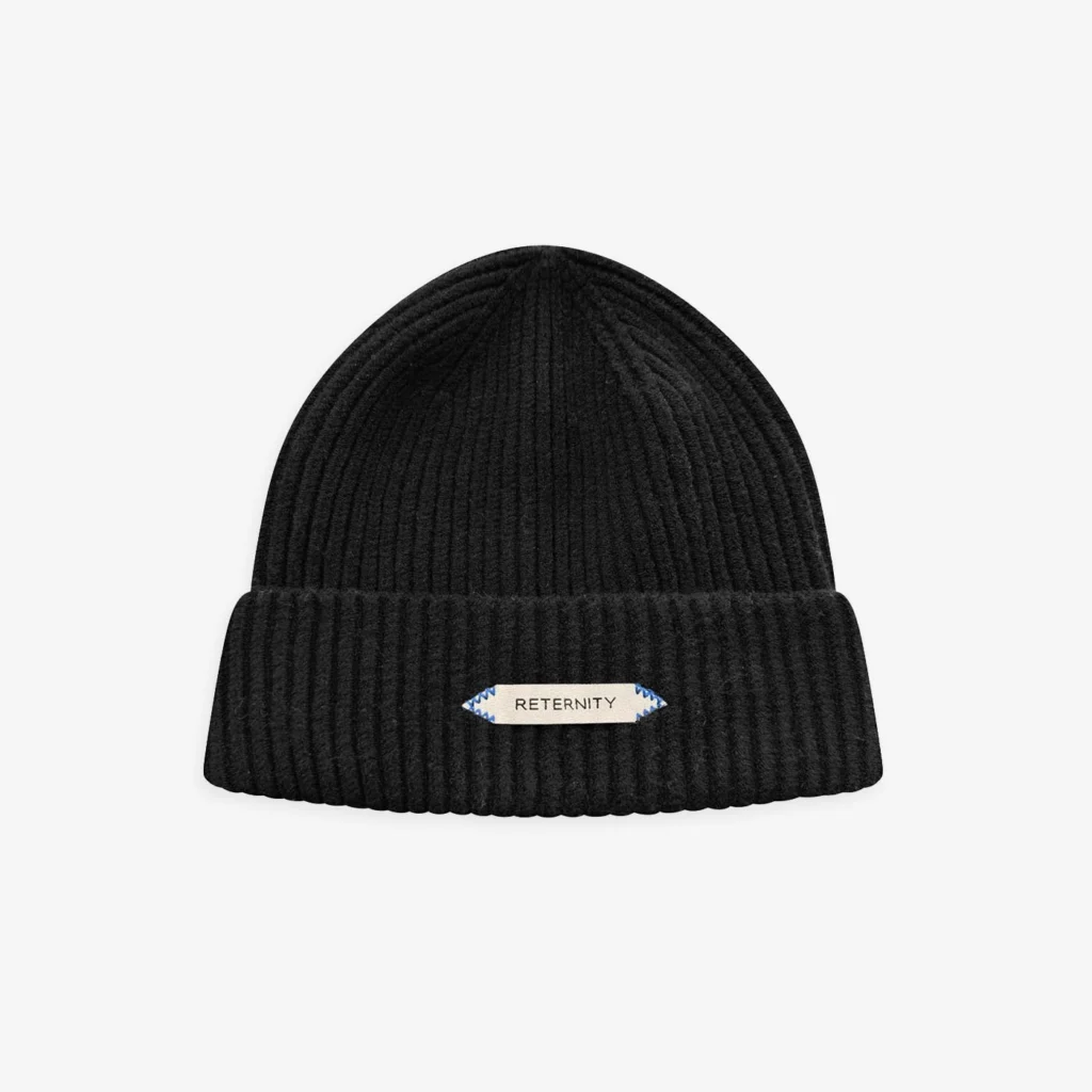L’atelier line beanie, black