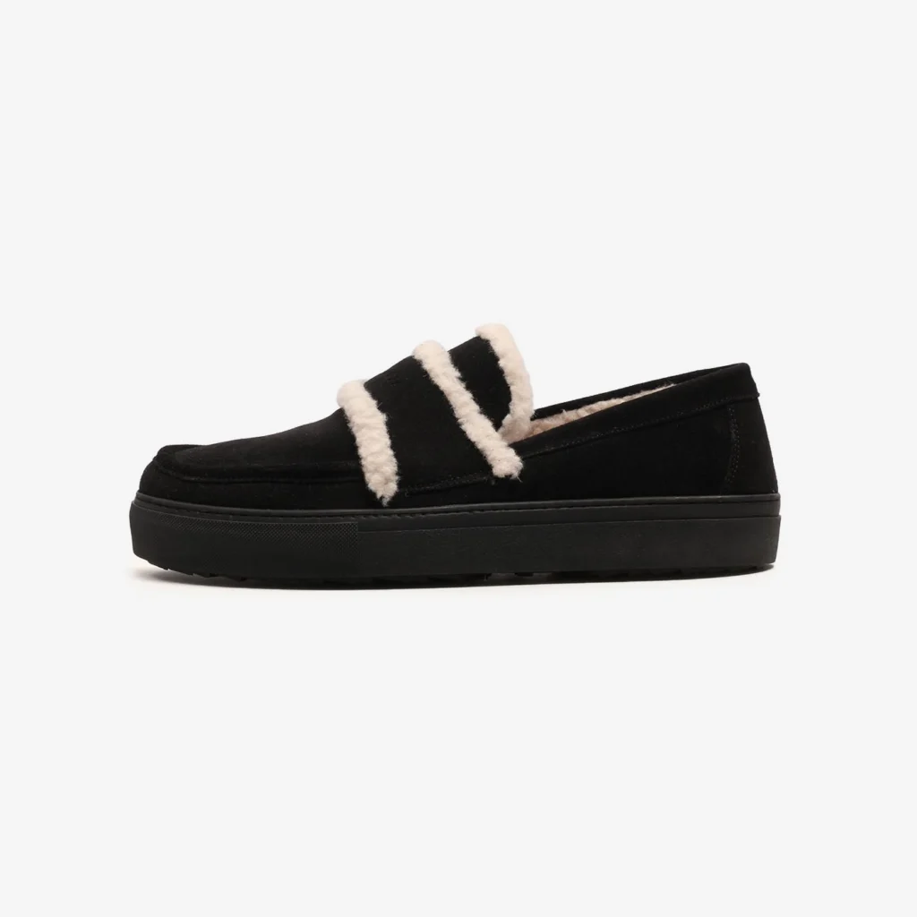 Inuikii Sneaker Shearling Loafer Black