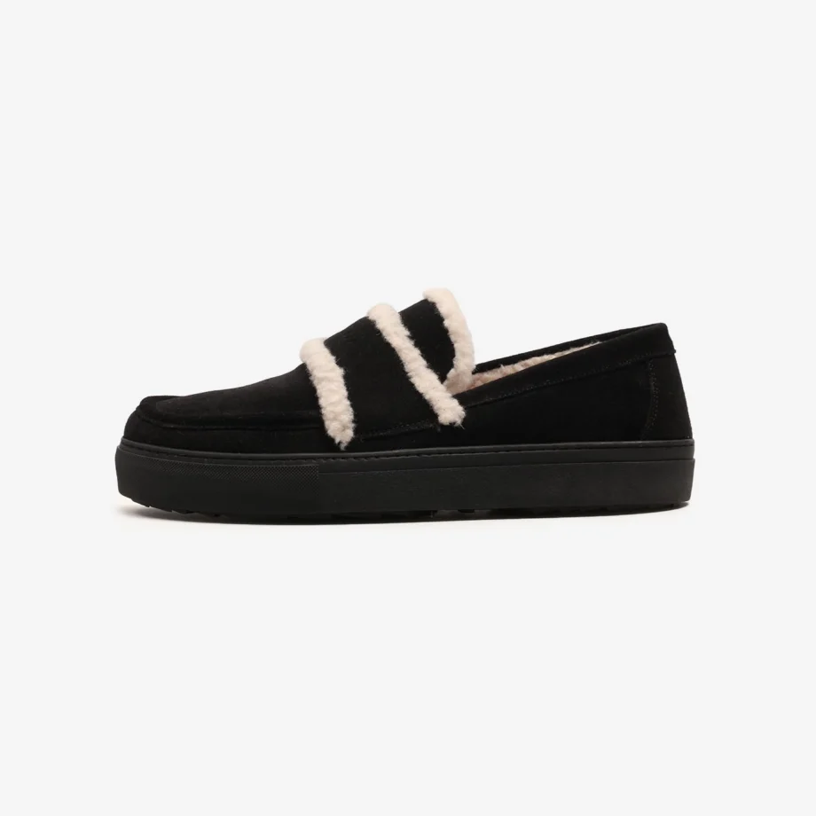 Inuikii Sneaker Shearling Loafer Black
