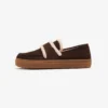 Inuikii Sneaker Shearling Loafer Brown