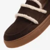 Inuikii Sneaker Shearling Loafer Brown