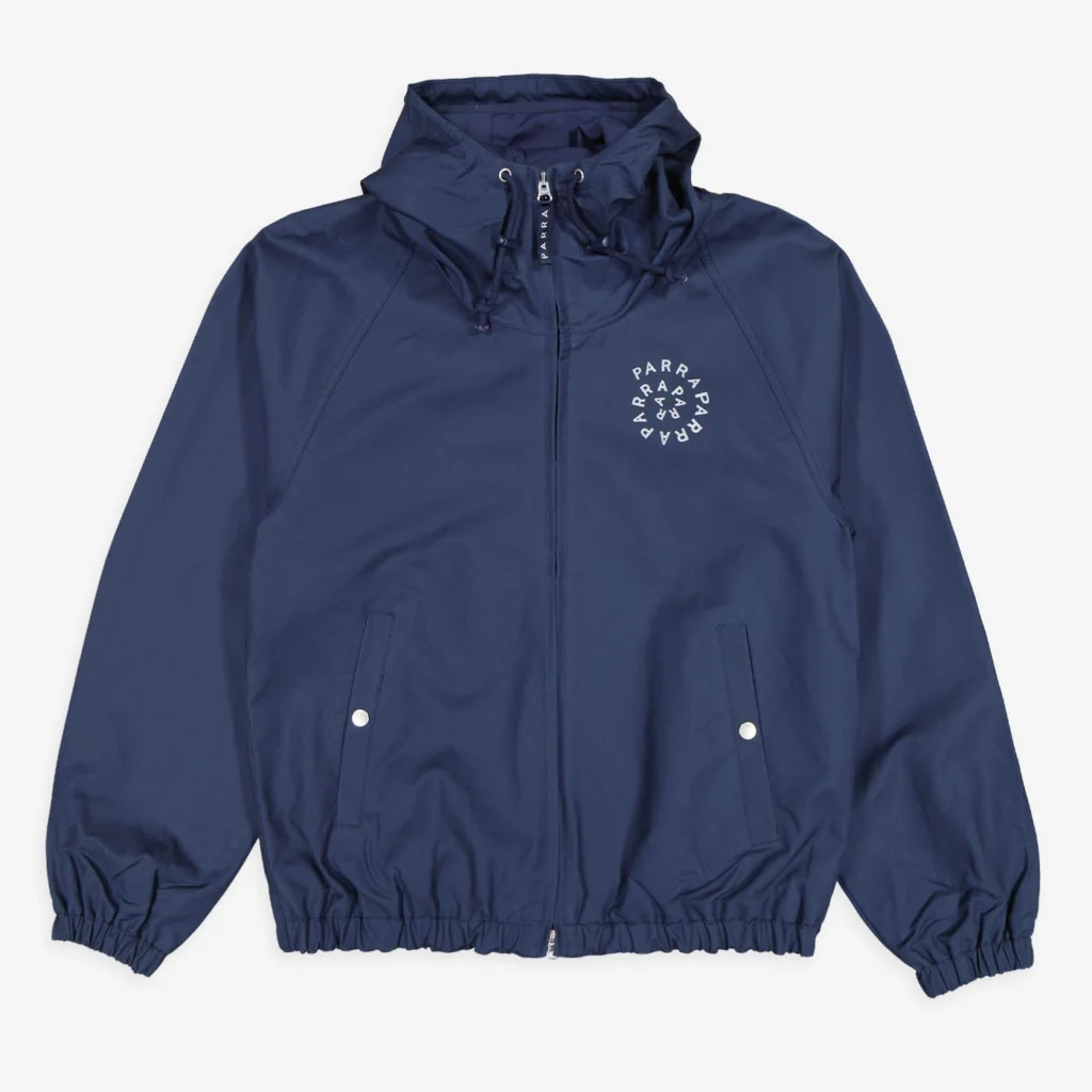Parra Circular rain logo cotton shell jacket