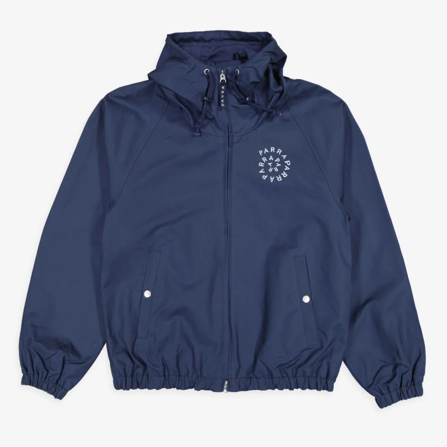 Parra Circular rain logo cotton shell jacket