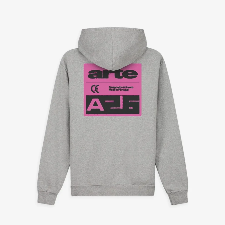Arte Pink Serial Hoodie