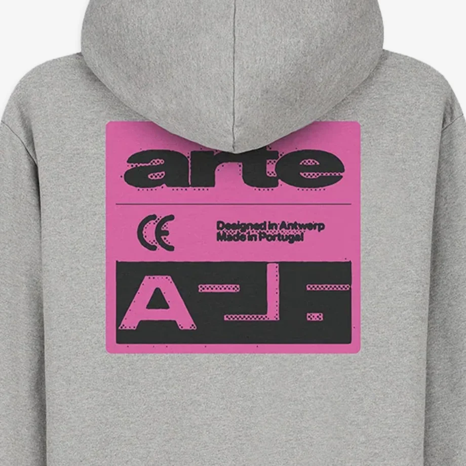 Arte Pink Serial Hoodie