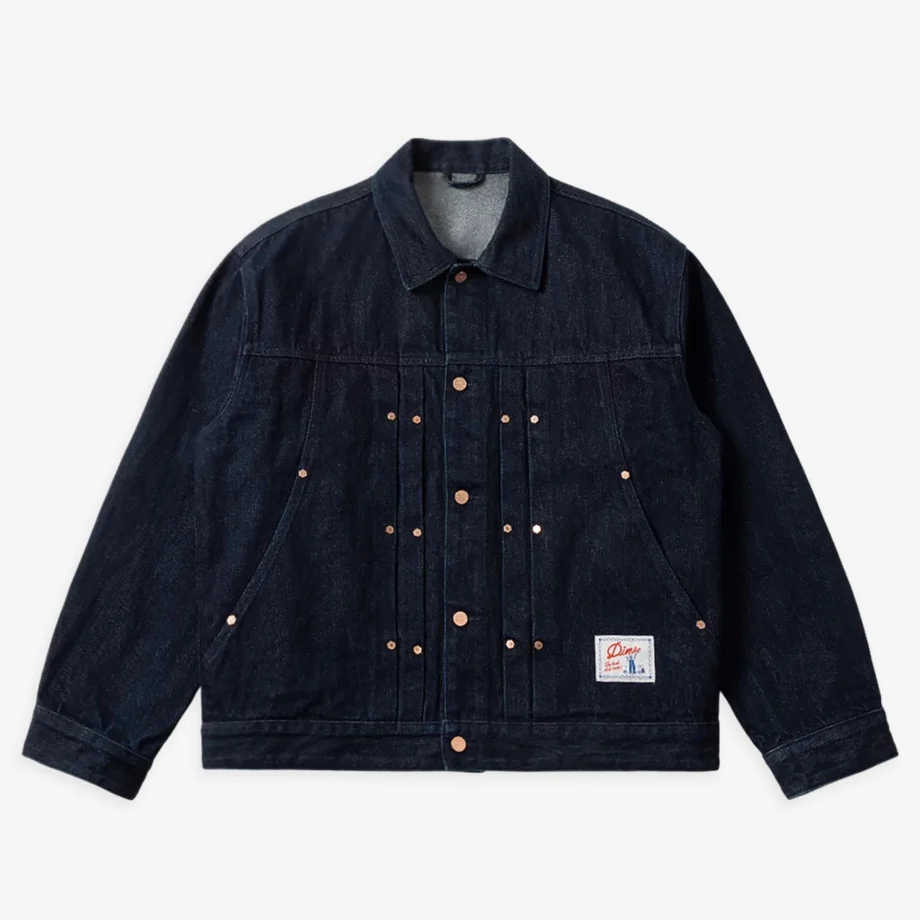 Dime Pleated Denim Jacket
