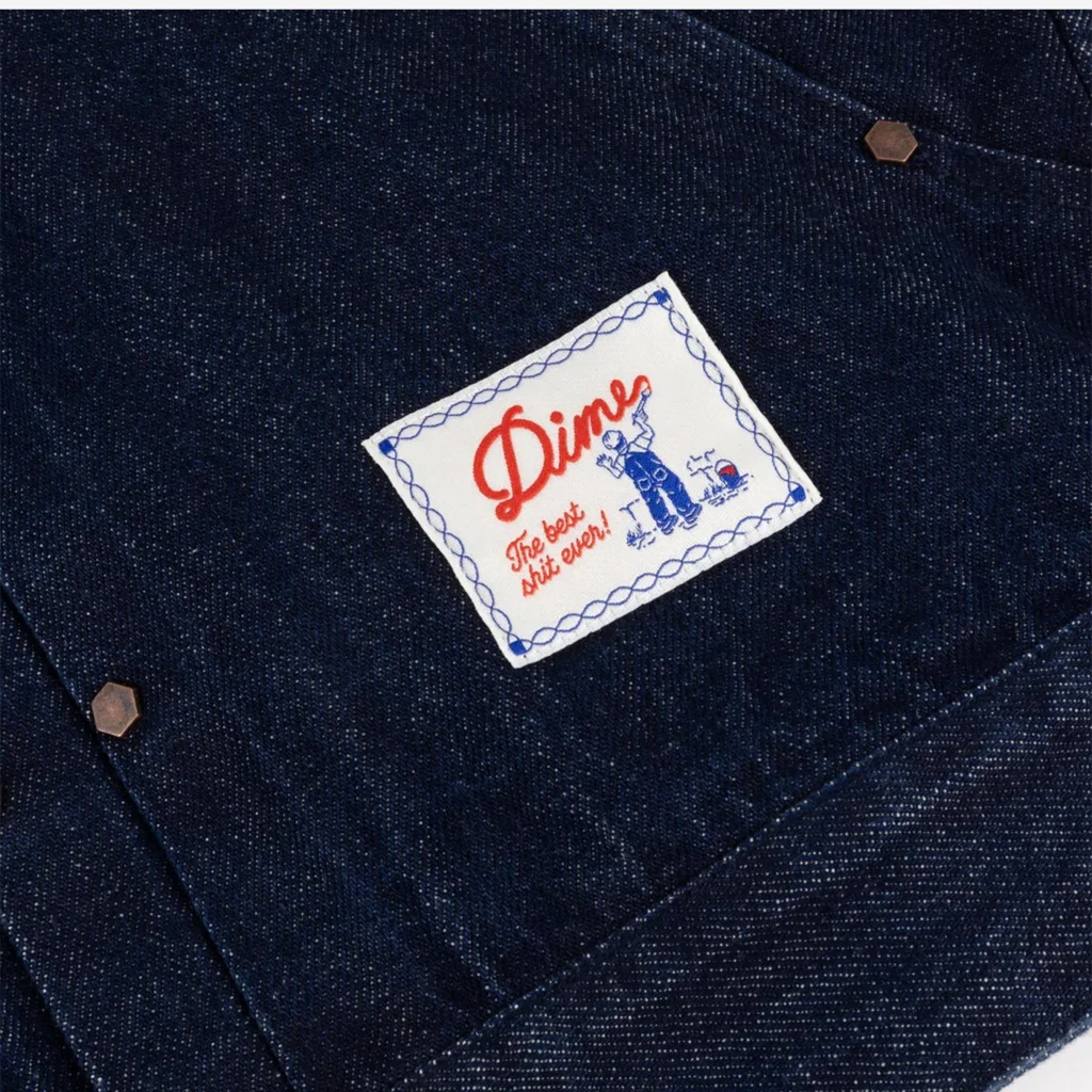 Dime Pleated Denim Jacket