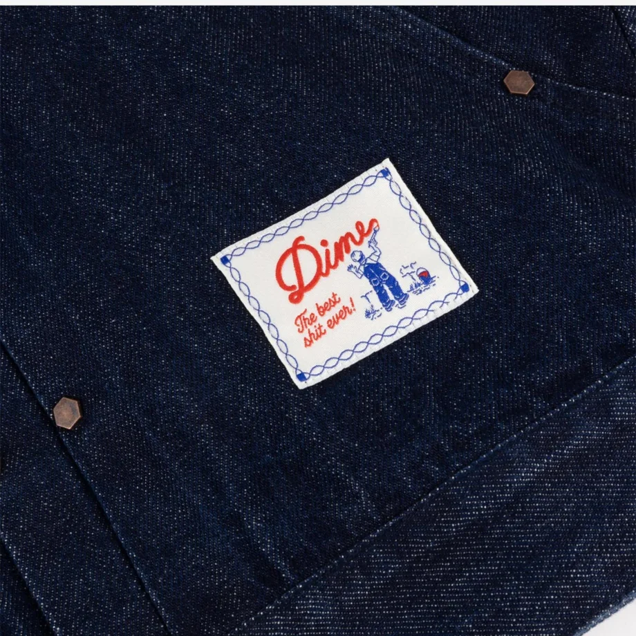 Dime Pleated Denim Jacket