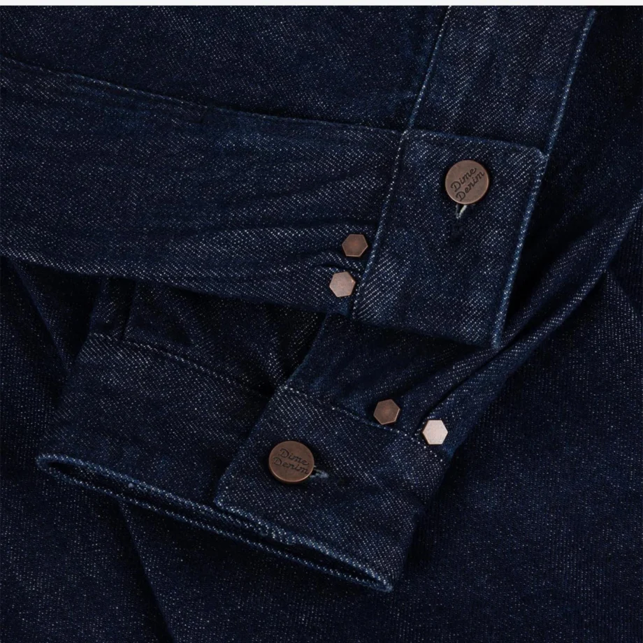 Dime Pleated Denim Jacket