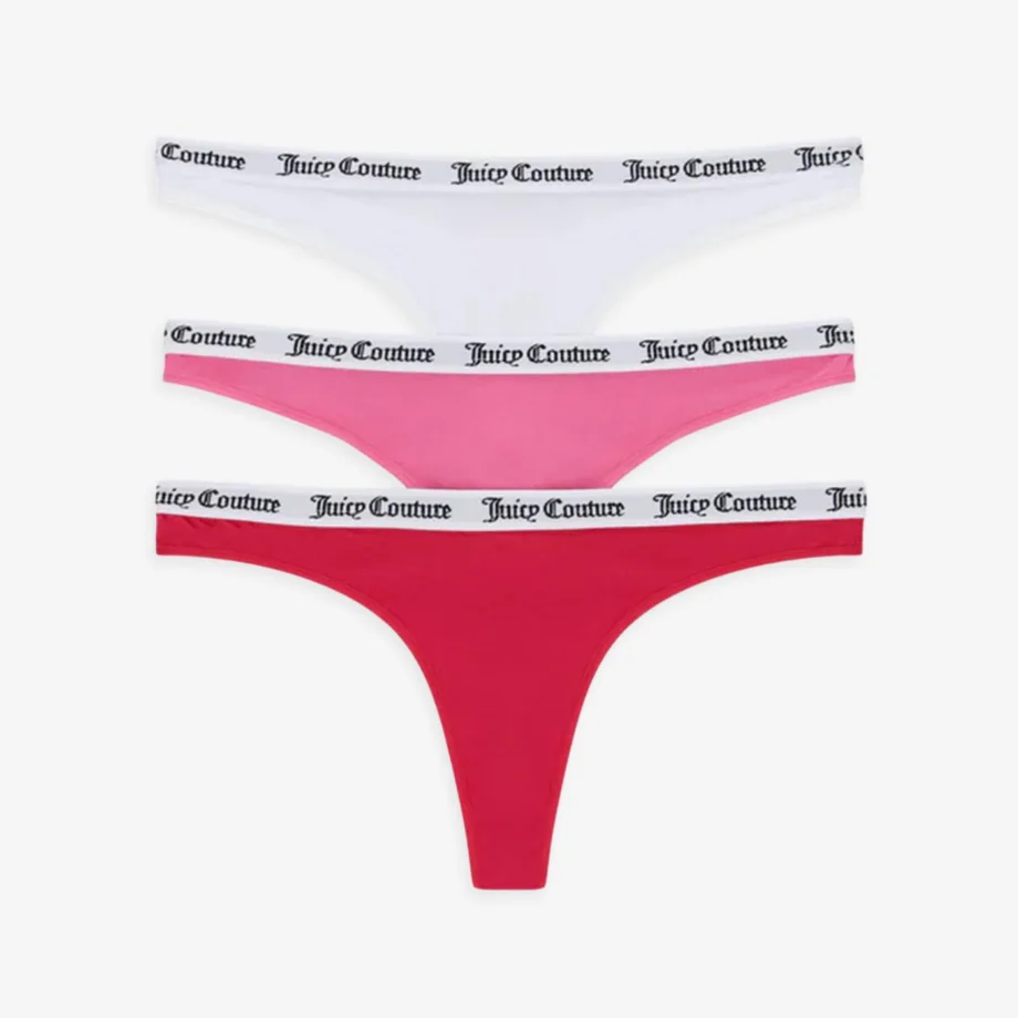 Juicy Couture Dana Cotton Thong Multipack 3x