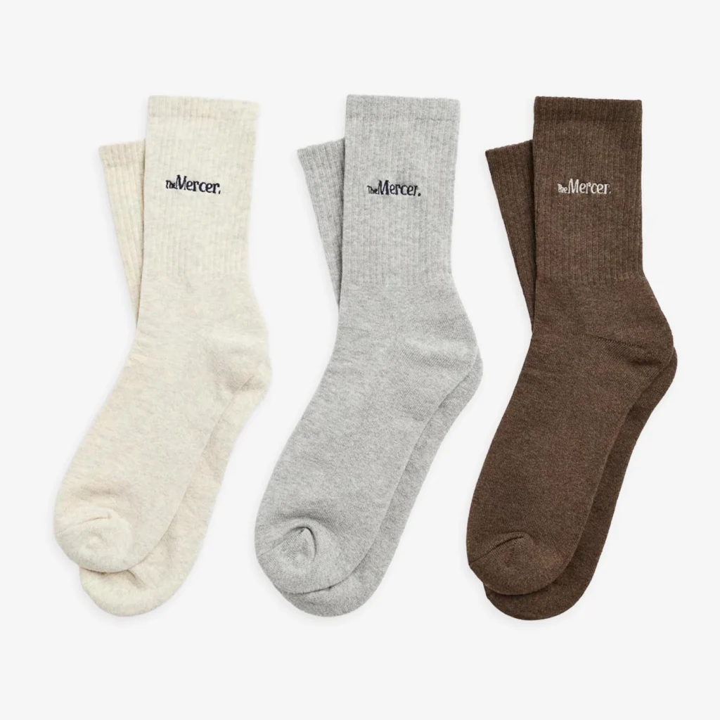 The Mercer Brand Melange 3-Pack Socks