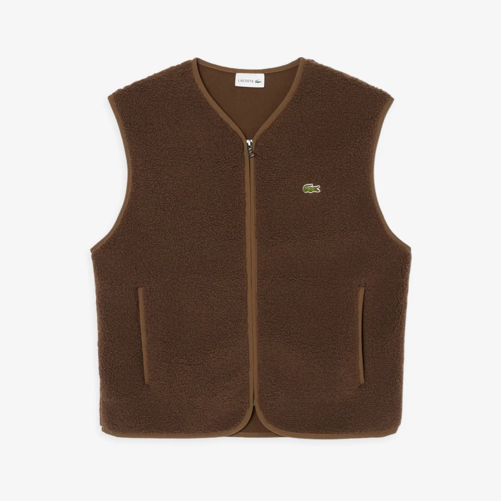 Lacoste Zipped Sherpa Vest