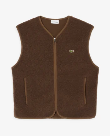 Lacoste Zipped Sherpa Vest