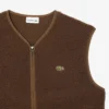 Lacoste Zipped Sherpa Vest